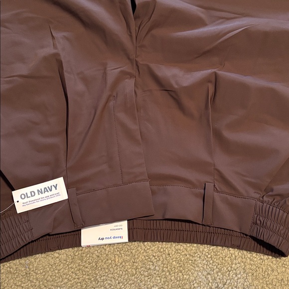 Old Navy Chocolate Brown Hi Rise Full Length Sleektech Dry Wide Leg Pants - Picture 11 of 11